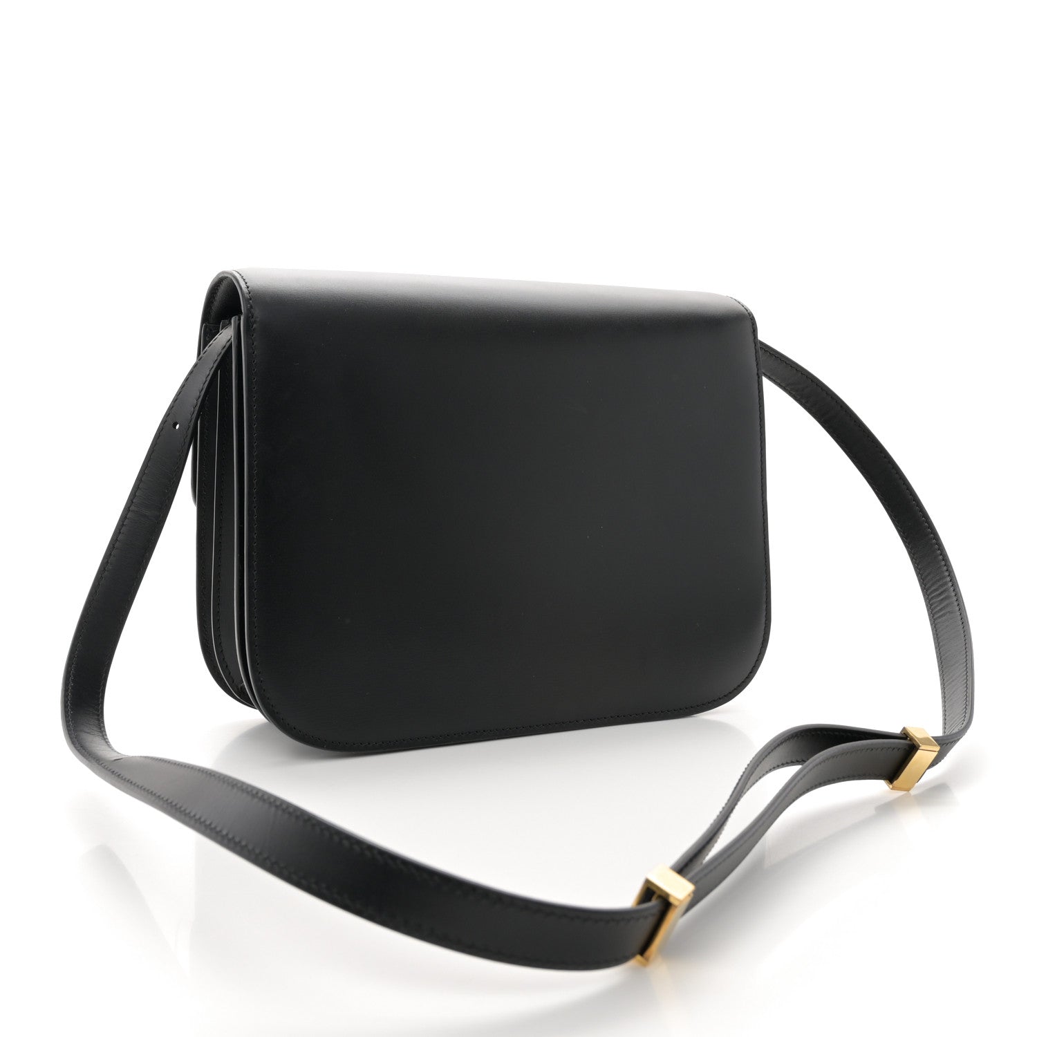 Celine Box Calfskin Medium Classic Box Flap Bag Black 3 of 13
