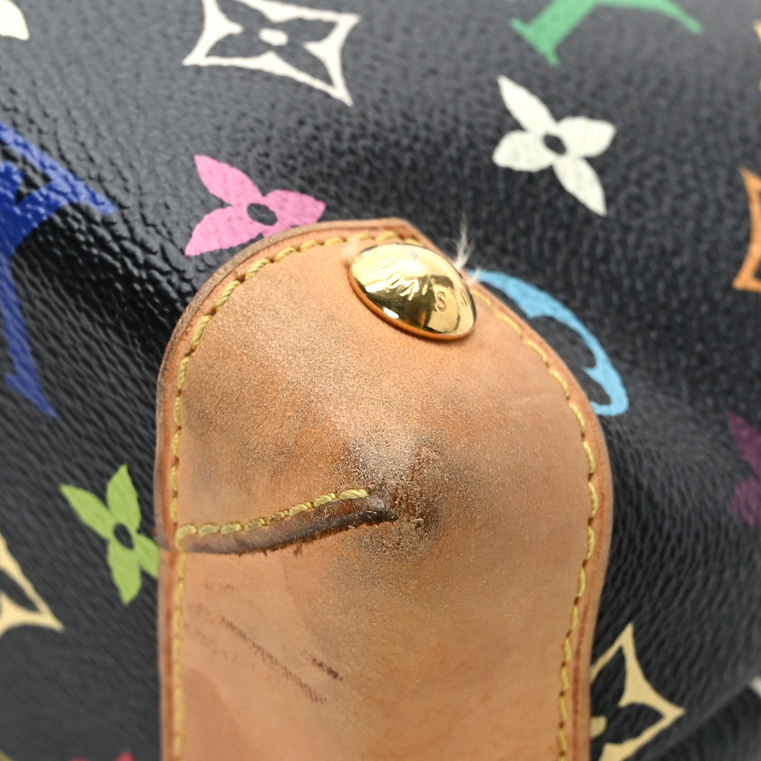 Louis Vuitton Monogram Multicolor Eliza Black 9 of 9