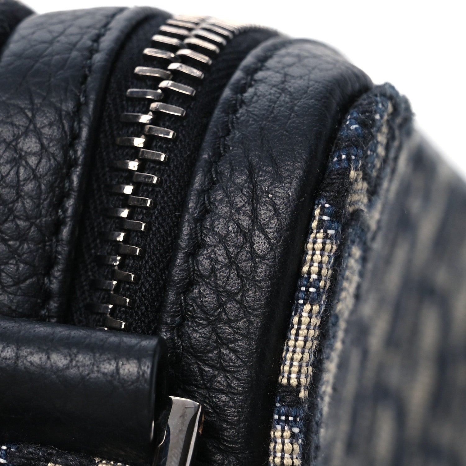 Christian Dior Oblique Pouch Navy Blue 13 of 14