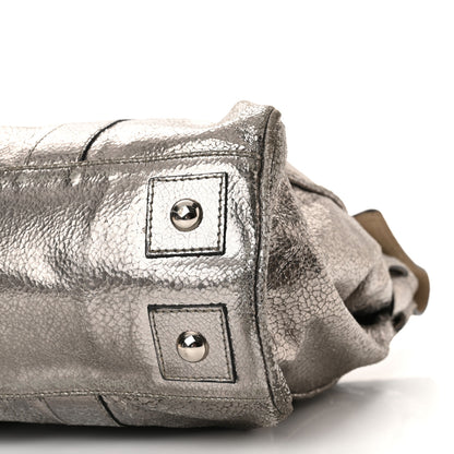 Mulberry Metallic Classic Grain Bayswater Silver 9 of 12