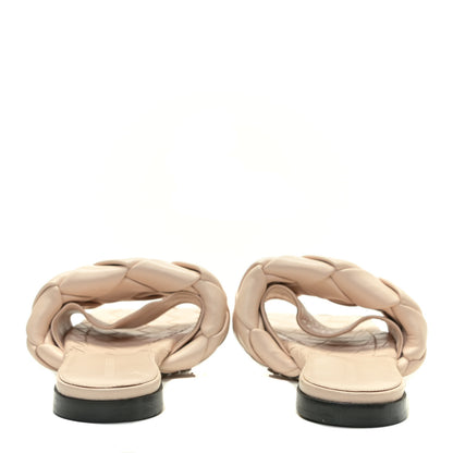 Bottega Veneta Nappa Maxi Intrecciato Lido Flat Sandals 38.5 Bandage 6 of 10