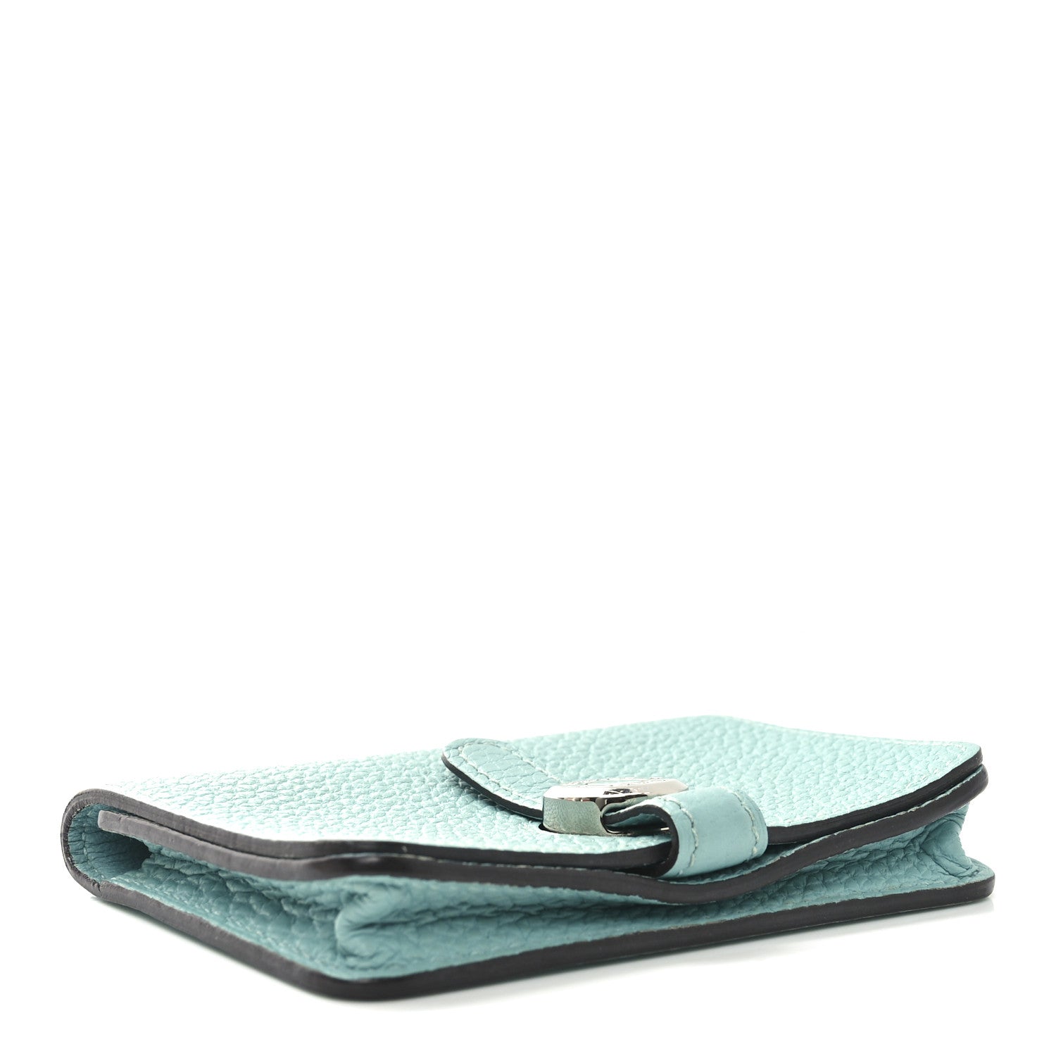 Hermes Togo Dogon Card Case Key Holder Bleu Atoll 1725164