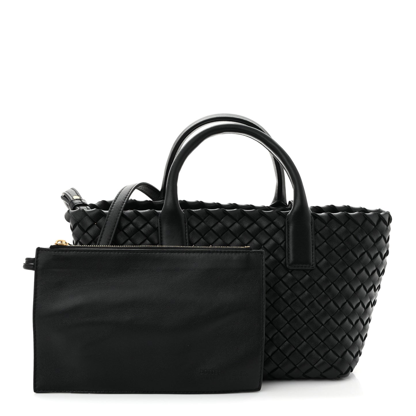 Nappa Intrecciato Mini Cabat Black