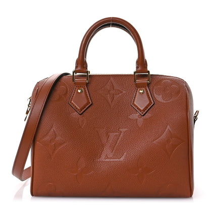 Louis Vuitton Empreinte Monogram Giant Speedy Bandouliere 25 Cognac 1 of 10