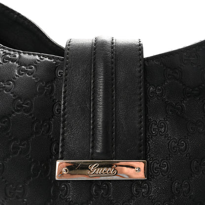 Gucci Guccissima Large New Ladies Web Hobo Black 9 of 11