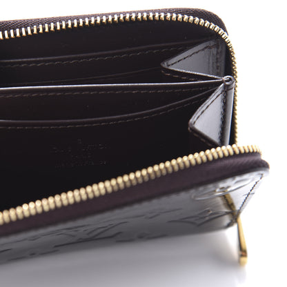 Louis Vuitton Vernis Zippy Coin Purse Wallet Amarante 8 of 9
