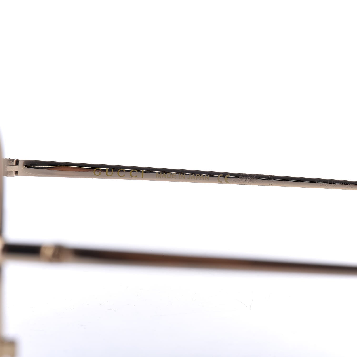Gucci Acetate Oversize Square Frame GG0400S Sunglasses Gold 5 of 6