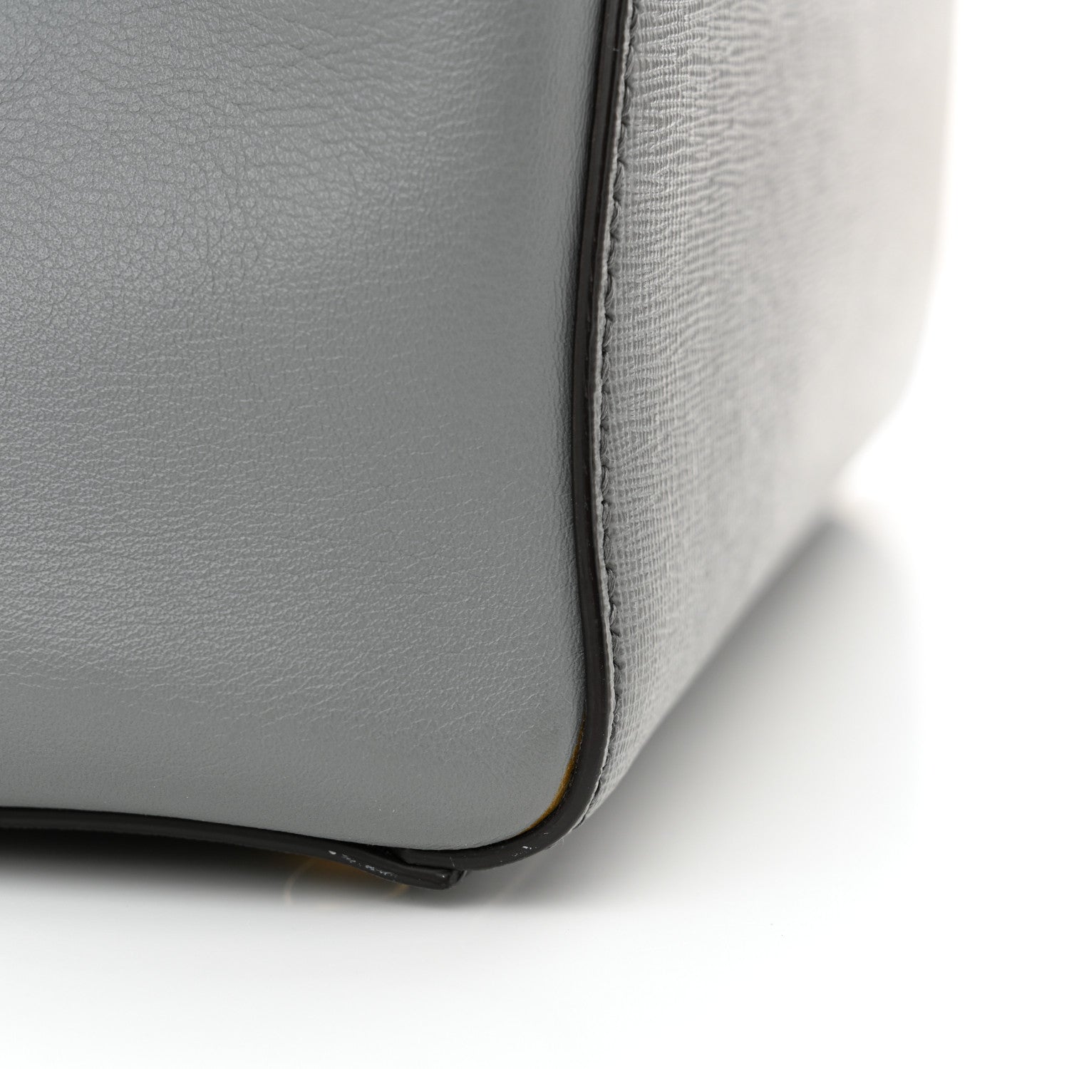 Fendi Vitello Elite Petite 2Jours Tote Grigio Grigio Chiaro 10 of 12