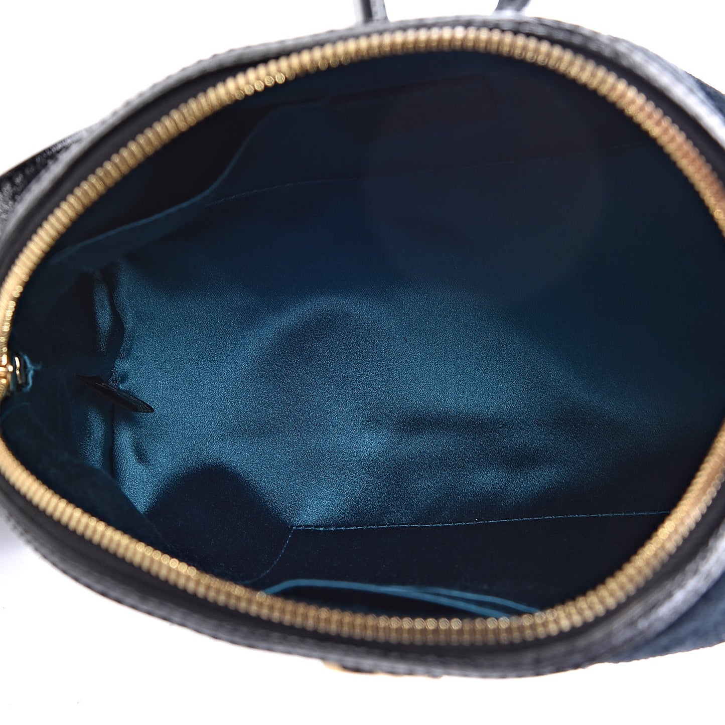 Suede Patent Dragon Embroidered Small Ophidia Dome Shoulder Bag Blue Multicolor Black