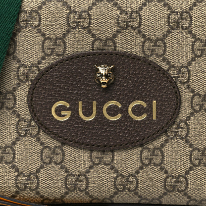 Gucci GG Supreme Monogram Web Neo Vintage Shoulder Bag Beige New Acero Crop 9 of 11