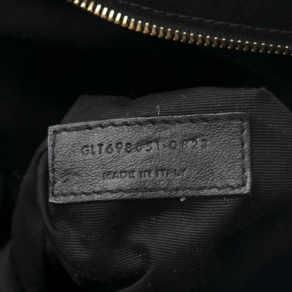 Saint Laurent Lambskin Quilted Maxi Icare Shopping Tote Black 15 of 23