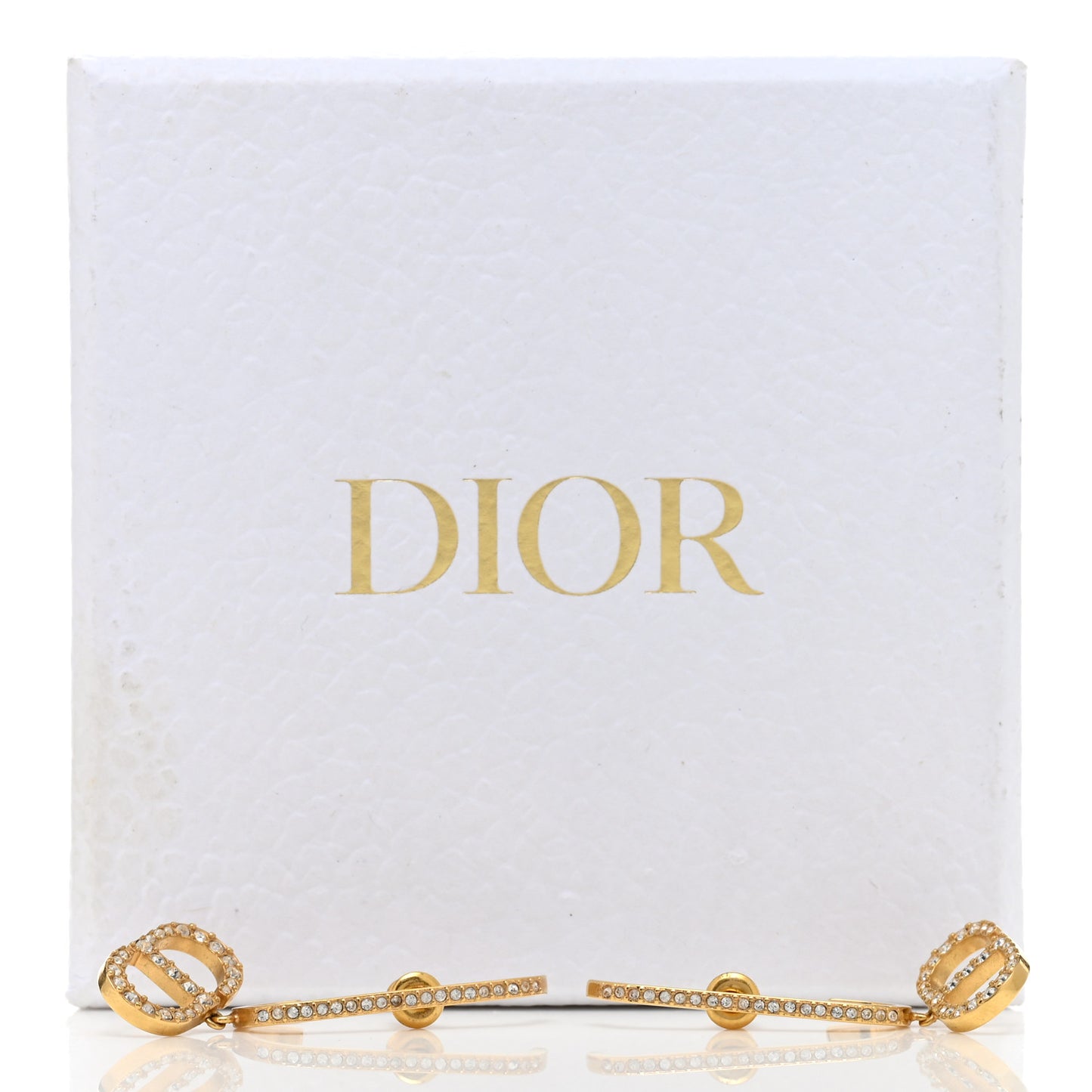 Crystal 30 Montaigne Dangle Earrings Gold