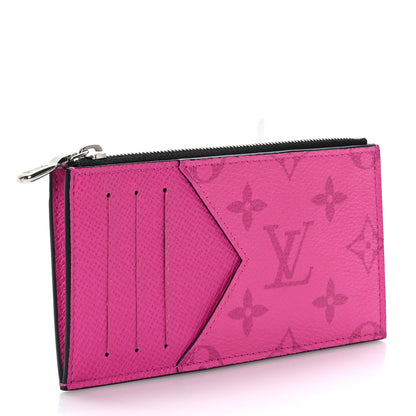 Louis Vuitton Taigarama Coin Card Holder Fuchsia 3 of 6