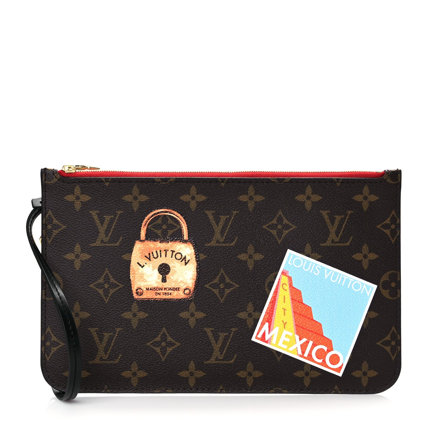 Louis Vuitton Monogram World Tour Neverfull MM GM Pochette 1 of 10