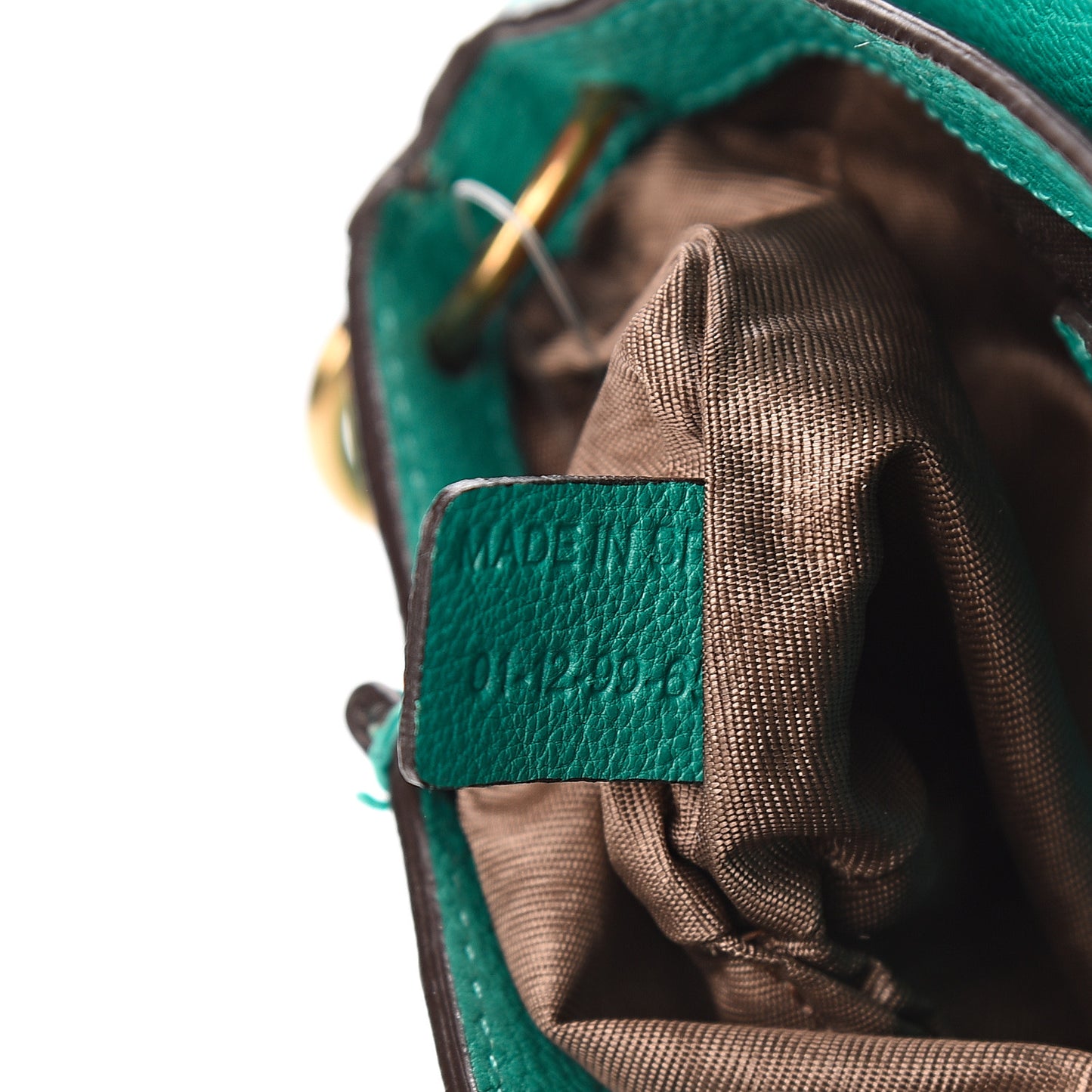 Goatskin Elsie Crossbody Bag Jade Green