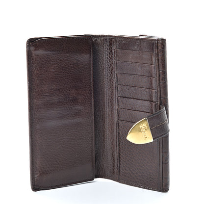 Gucci Guccissima Signoria Continental Wallet Dark Brown 6 of 15