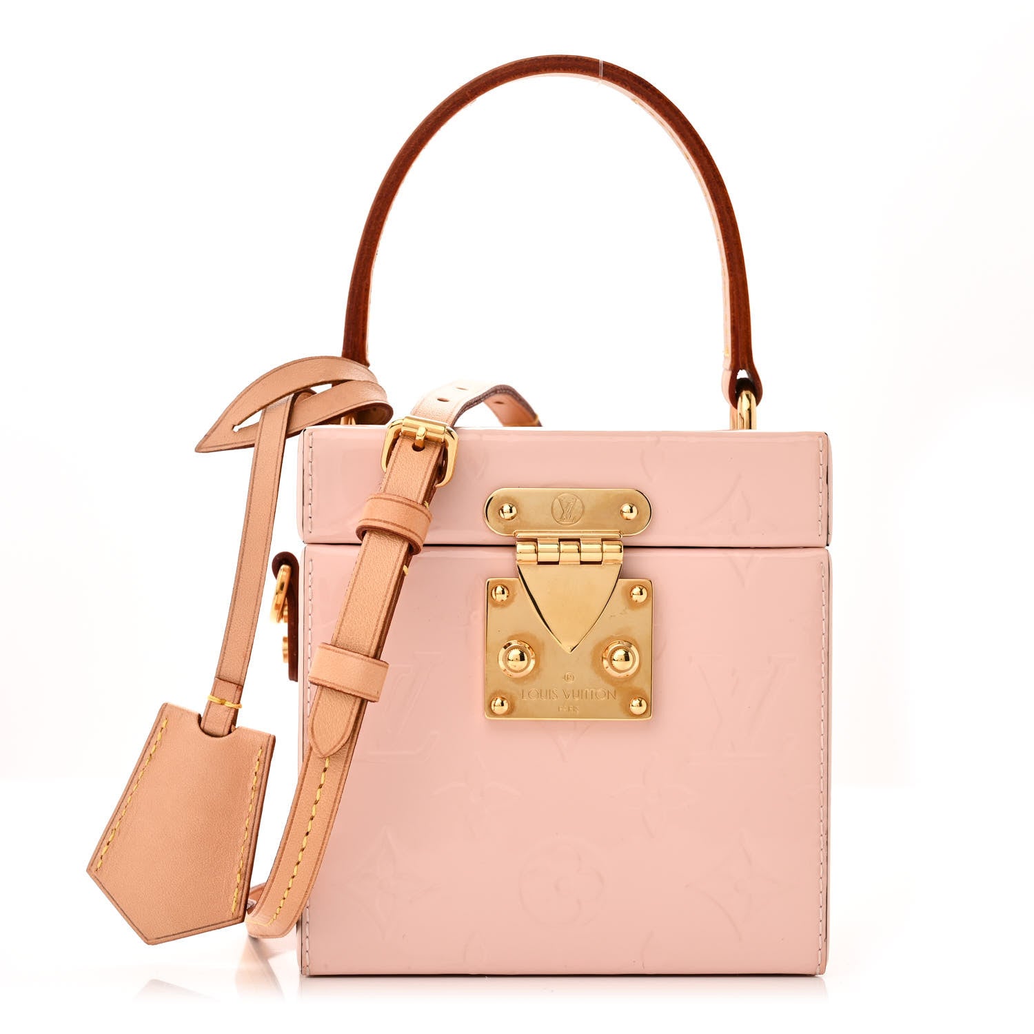 Louis Vuitton LOUIS VUITTON Vernis Bleecker Box Rose Ballerine 1 of 11
