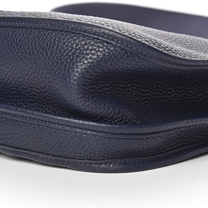 Hermes Taurillon Clemence Evelyne III GM Bleu Nuit 10 of 11