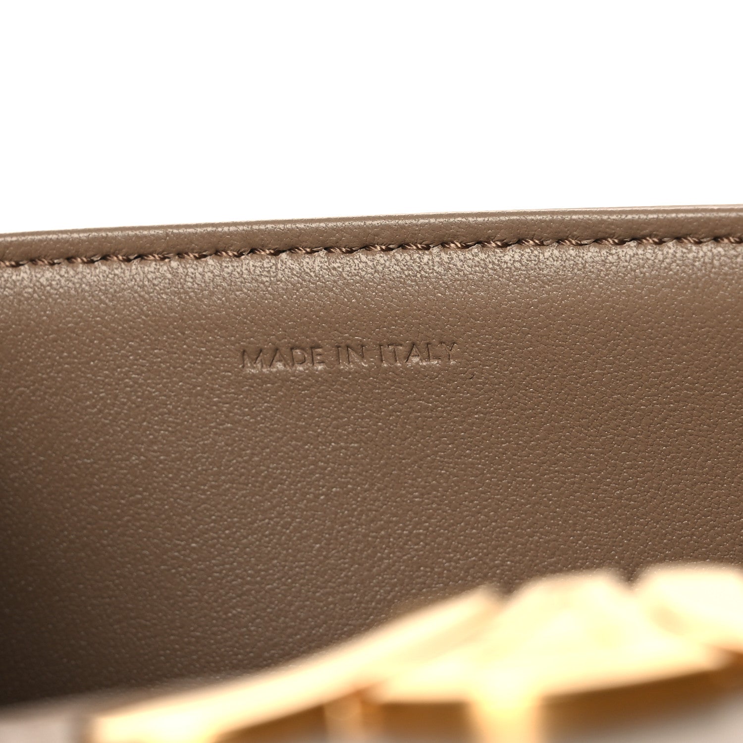 Celine Shiny Calfskin Medium Triomphe Smoked Brown 8 of 14