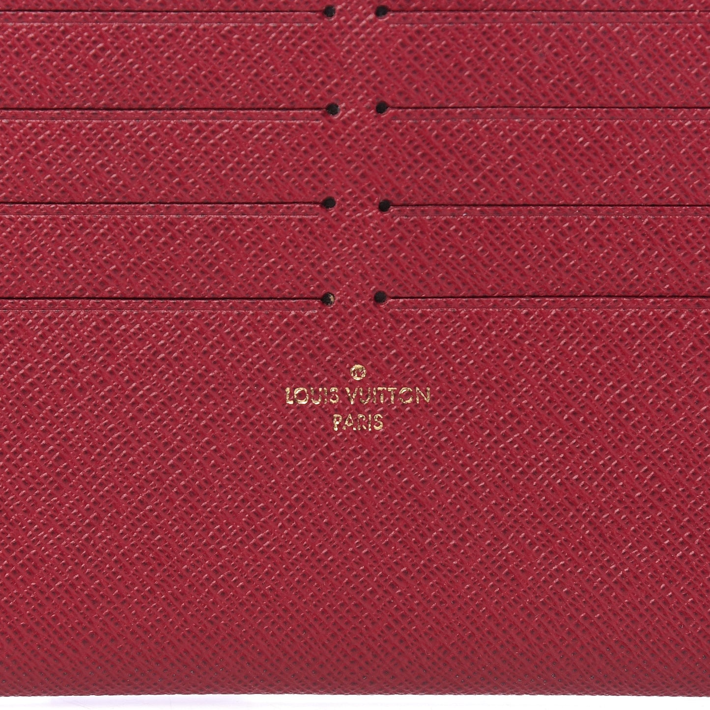 Calfskin Felicie Card Holder Insert Fuchsia