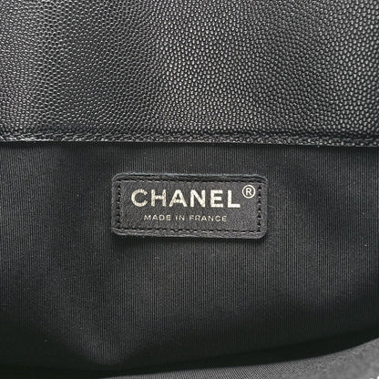 Chanel Caviar Quilted Pocket Large Tote Black 5 of 10
