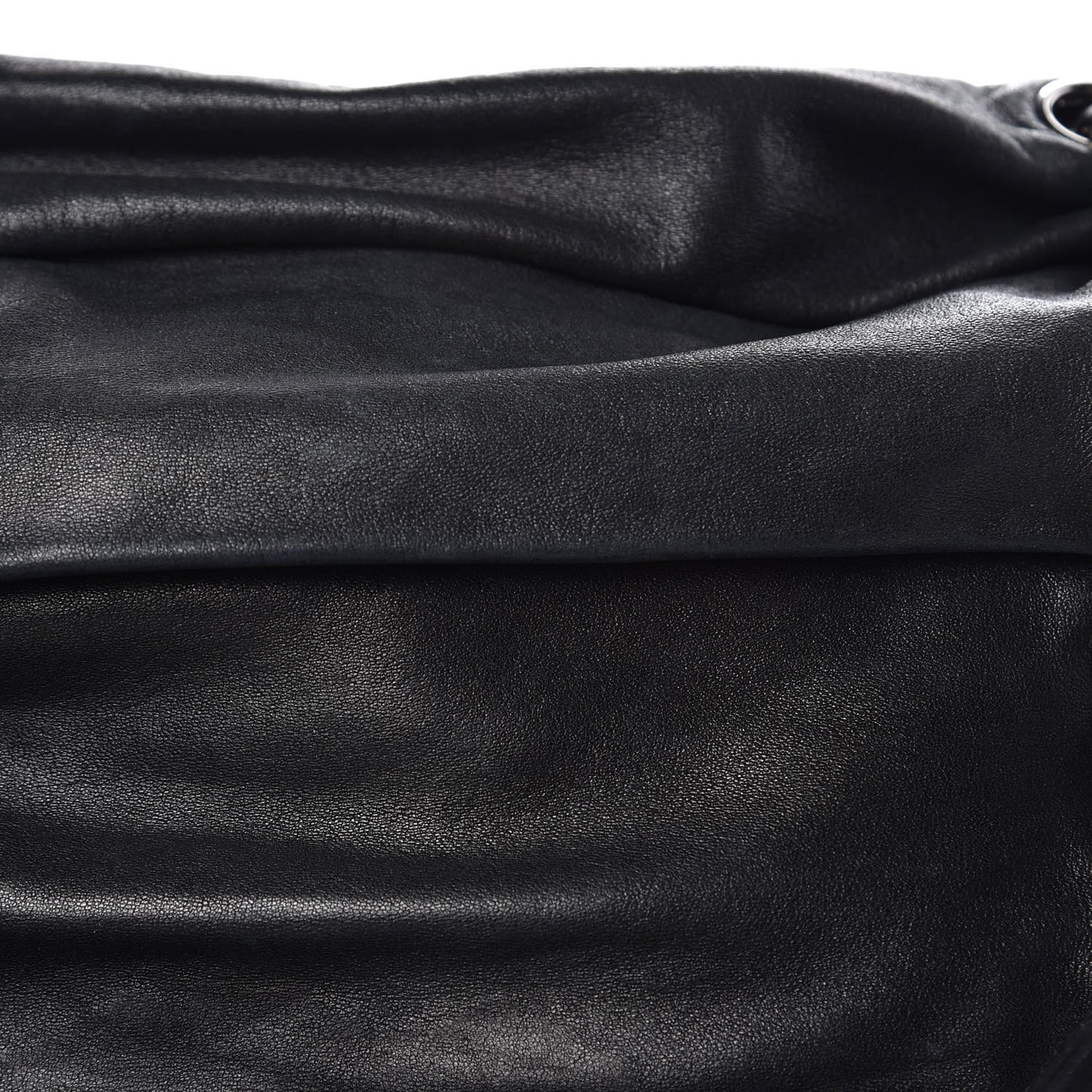 Lambskin Chain Shoulder Bag Black
