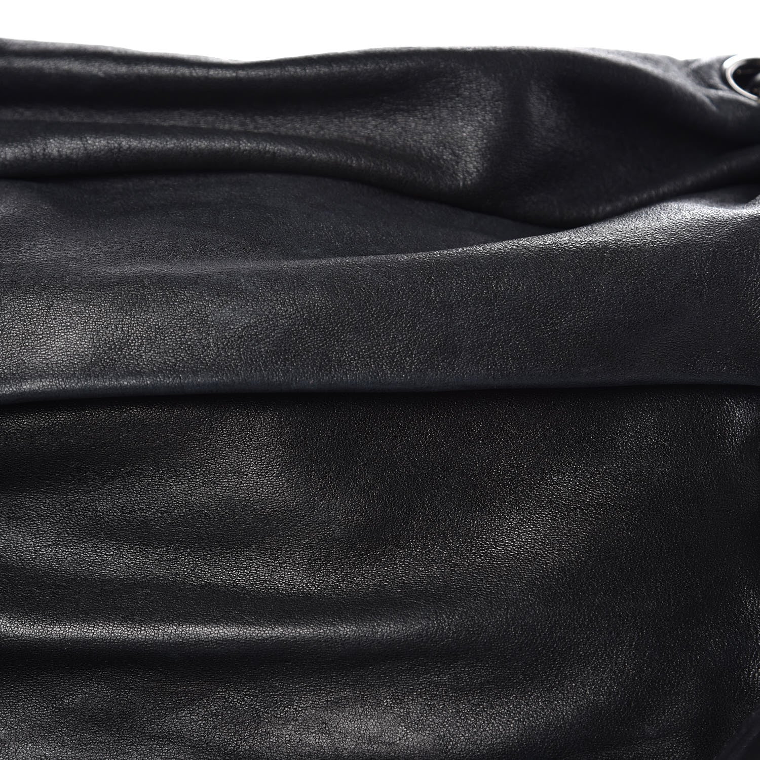 Chanel Lambskin Chain Shoulder Bag Black 17 of 26