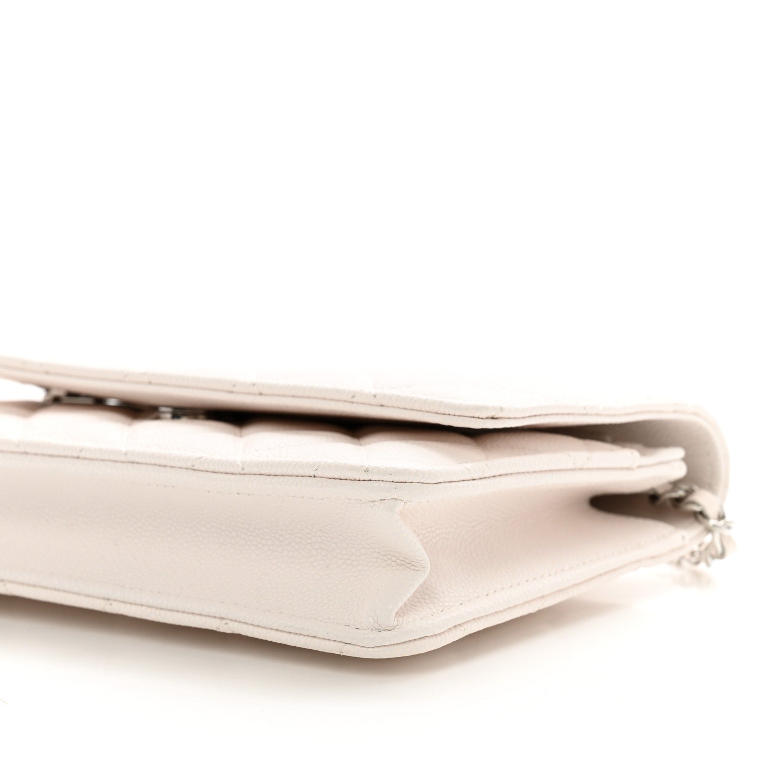 Chanel Caviar Quilted Wallet On Chain WOC White 11 of 12