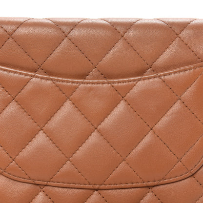 Chanel Lambskin Quilted Wallet on Chain WOC Brown 11 of 13