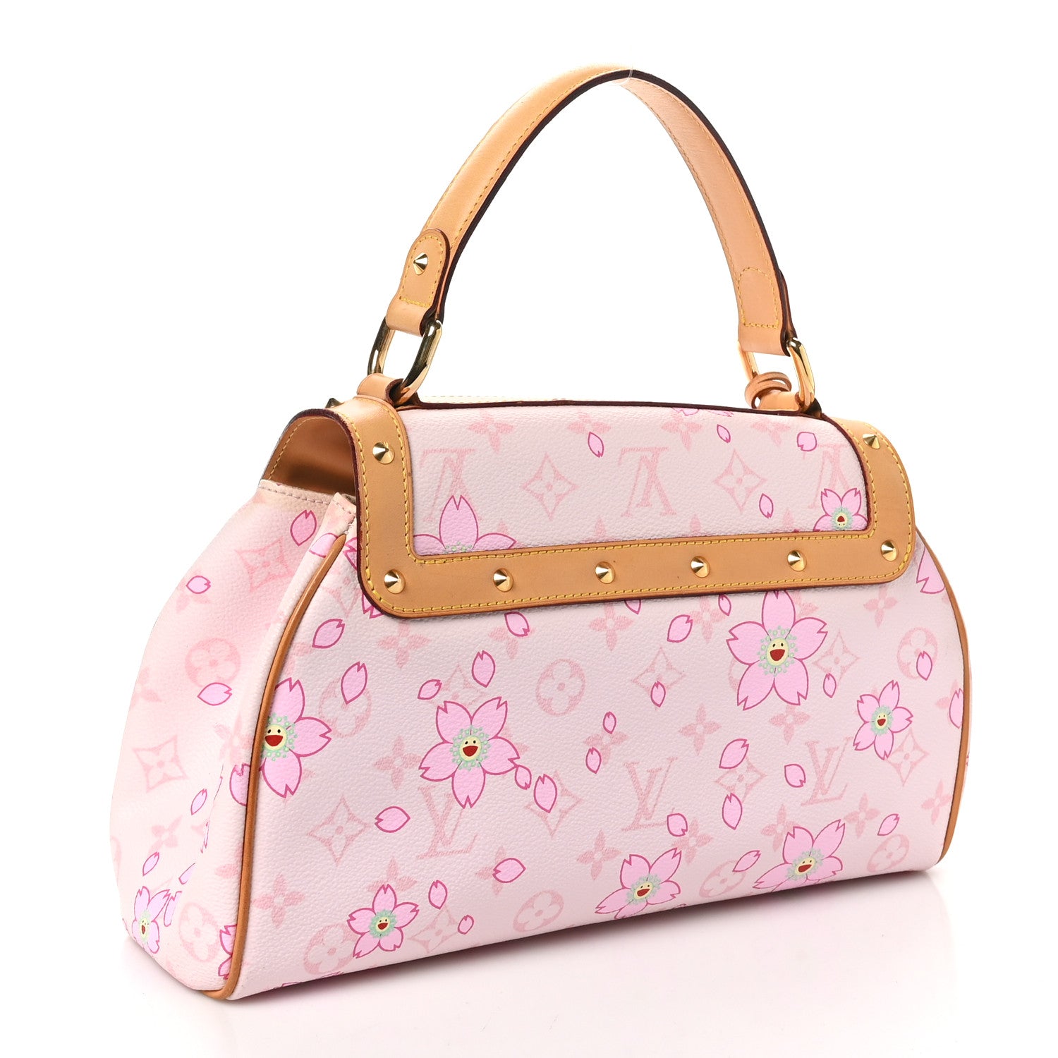 Louis Vuitton Monogram Cherry Blossom Sac Retro Pink 3 of 10