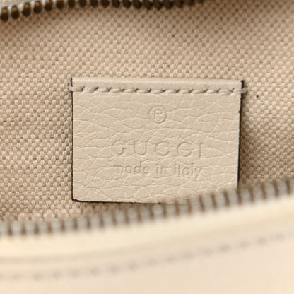 Gucci Grained Calfskin Small Logo Belt Bag White 6 of 11