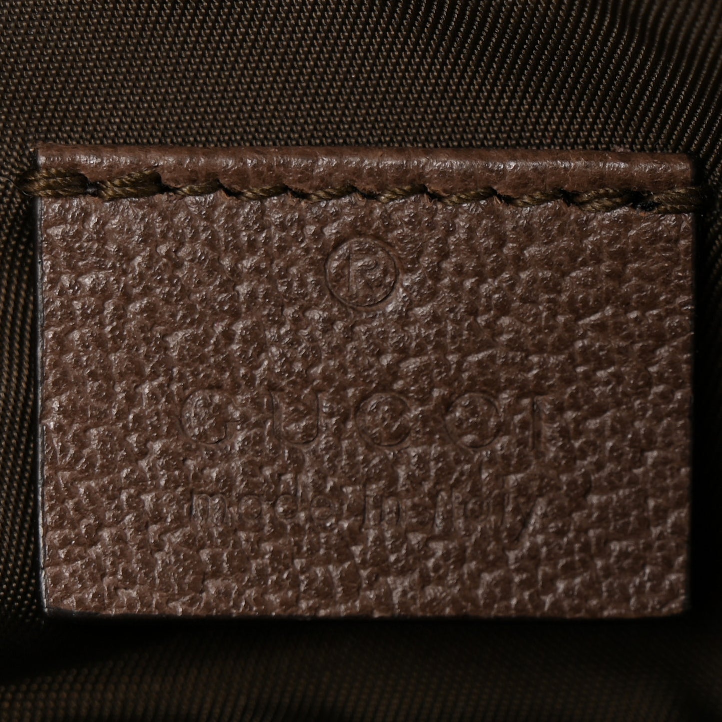 GG Supreme Monogram Web Ophidia Dome Key Pouch Beige New Acero