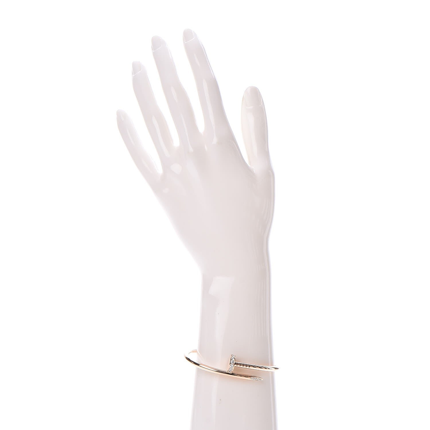 Cartier 18K Pink Gold Diamond Juste Un Clou Bracelet 16 2 of 6