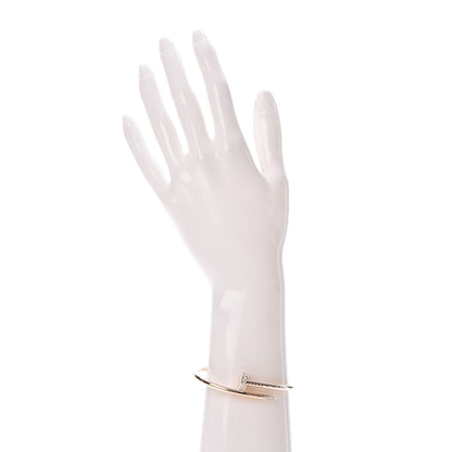 Cartier 18K Pink Gold Diamond Juste Un Clou Bracelet 16 2 of 6