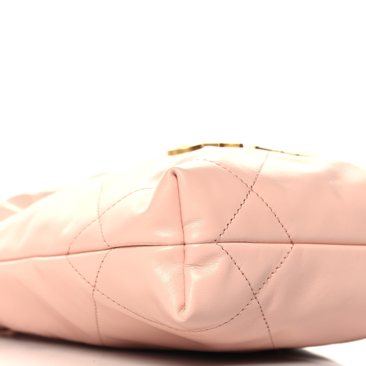 Chanel Shiny Calfskin Quilted Mini Chanel 22 Light Pink 9 of 11