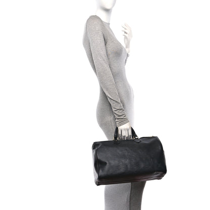 Louis Vuitton Epi Speedy 35 Black 2 of 10