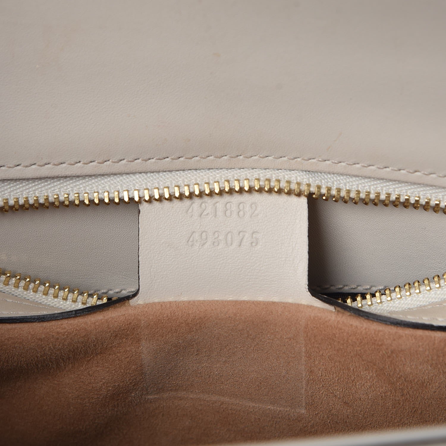 Gucci Calfskin Small Sylvie Shoulder Bag White 7 of 9