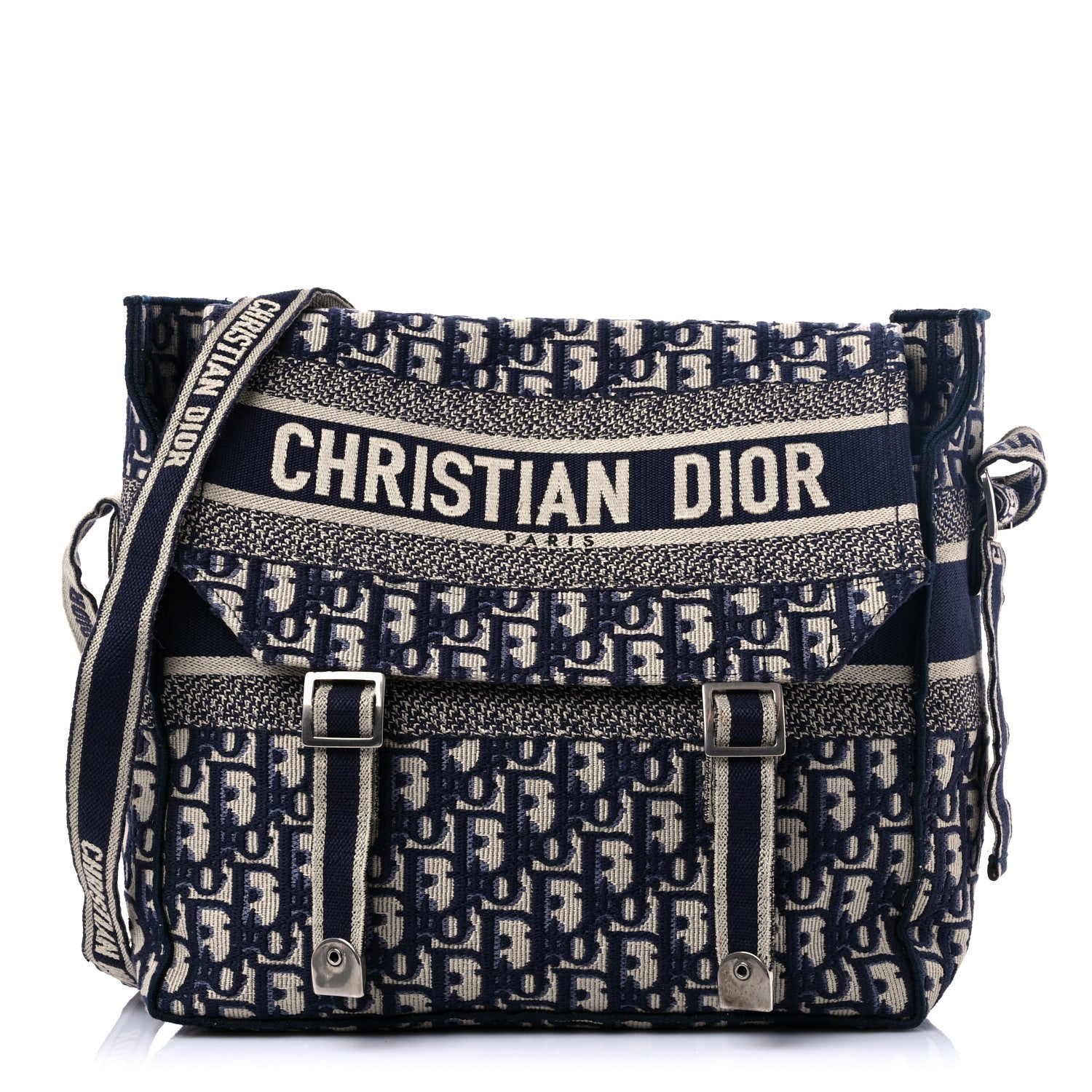 Christian Dior Oblique Medium Diorcamp Messenger Blue 1 of 13