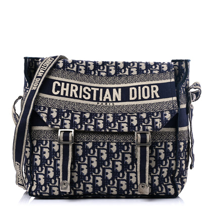 Christian Dior Oblique Medium Diorcamp Messenger Blue 1 of 13
