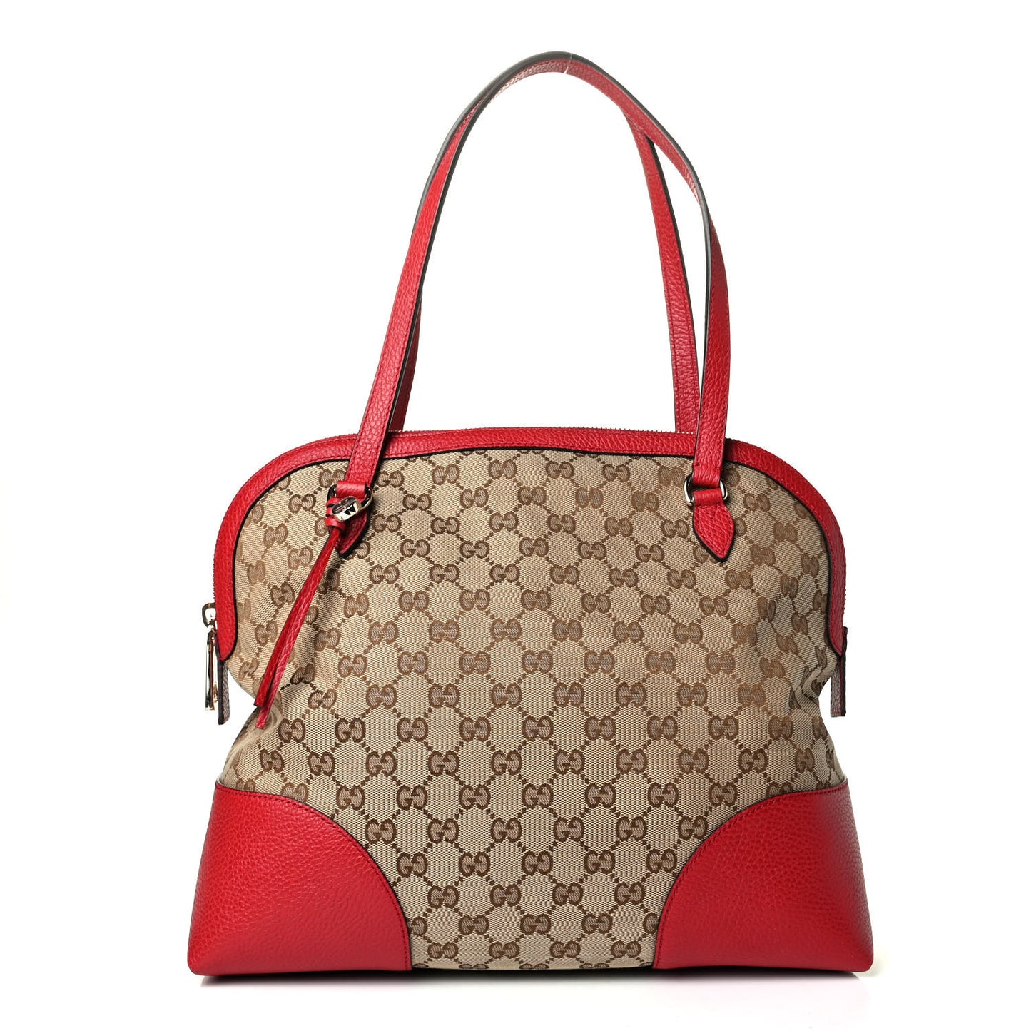 Monogram Medium Bree Shoulder Bag Red