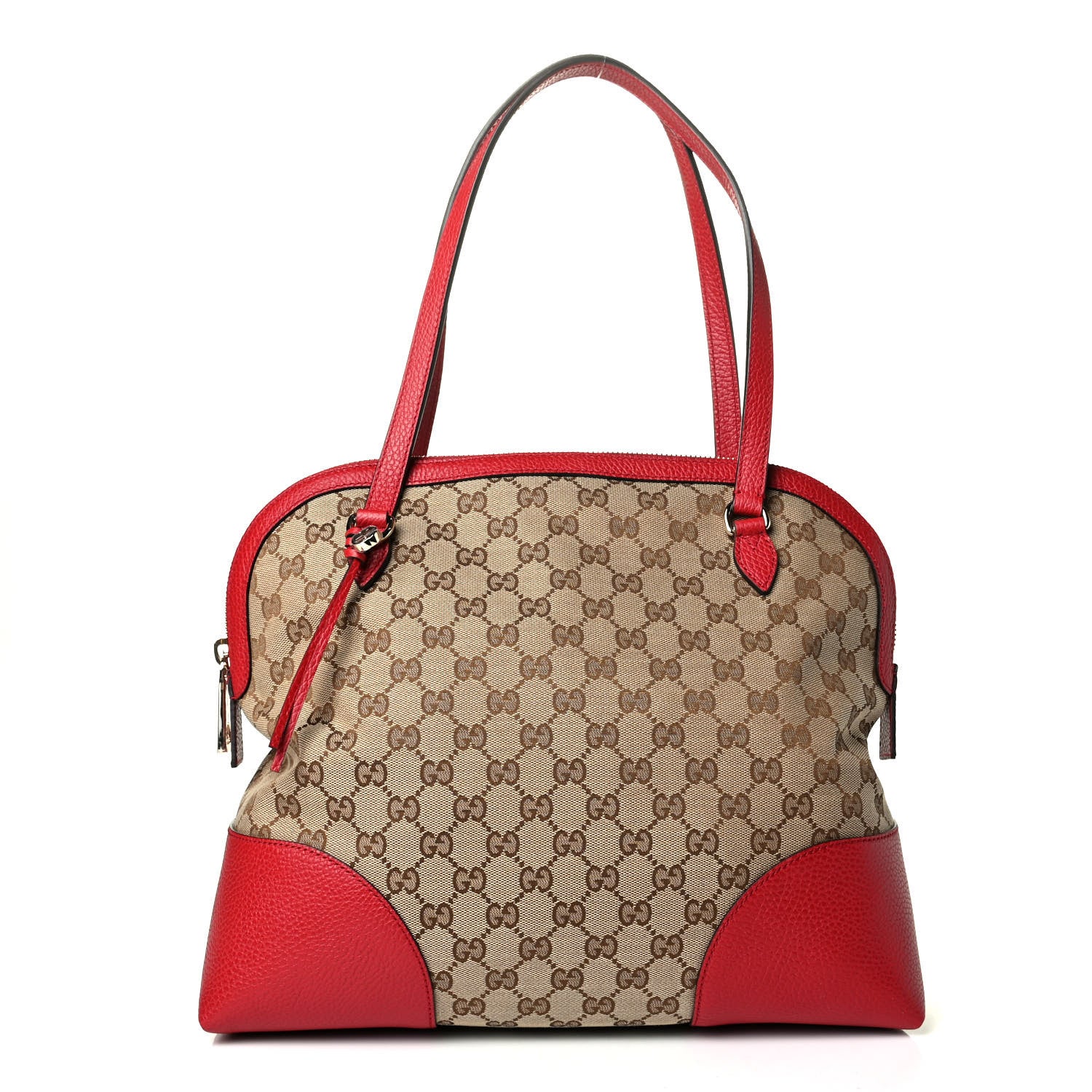 Gucci Monogram Medium Bree Shoulder Bag Red 1 of 5