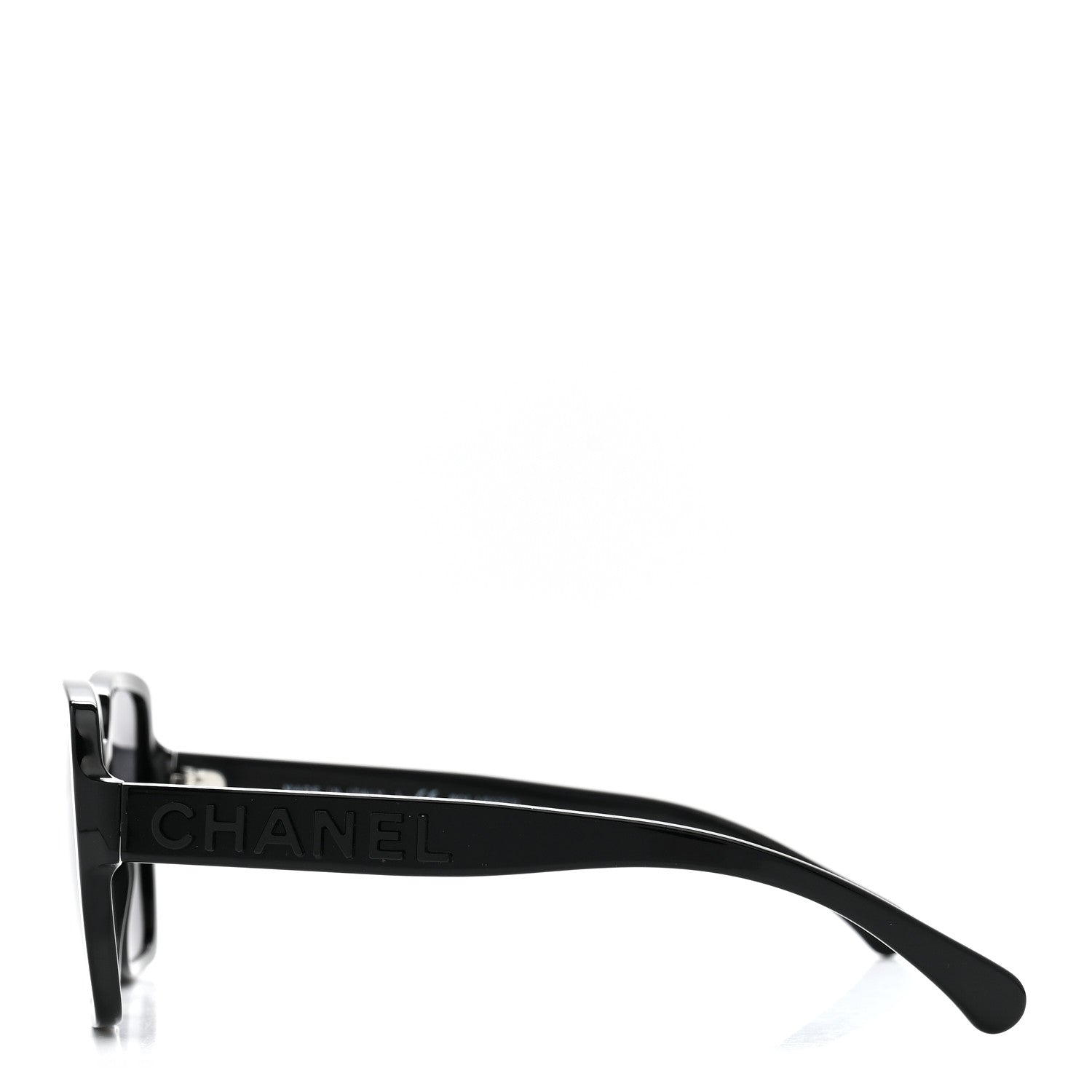 Chanel Acetate Square Sunglasses 5408 Black 3 of 7
