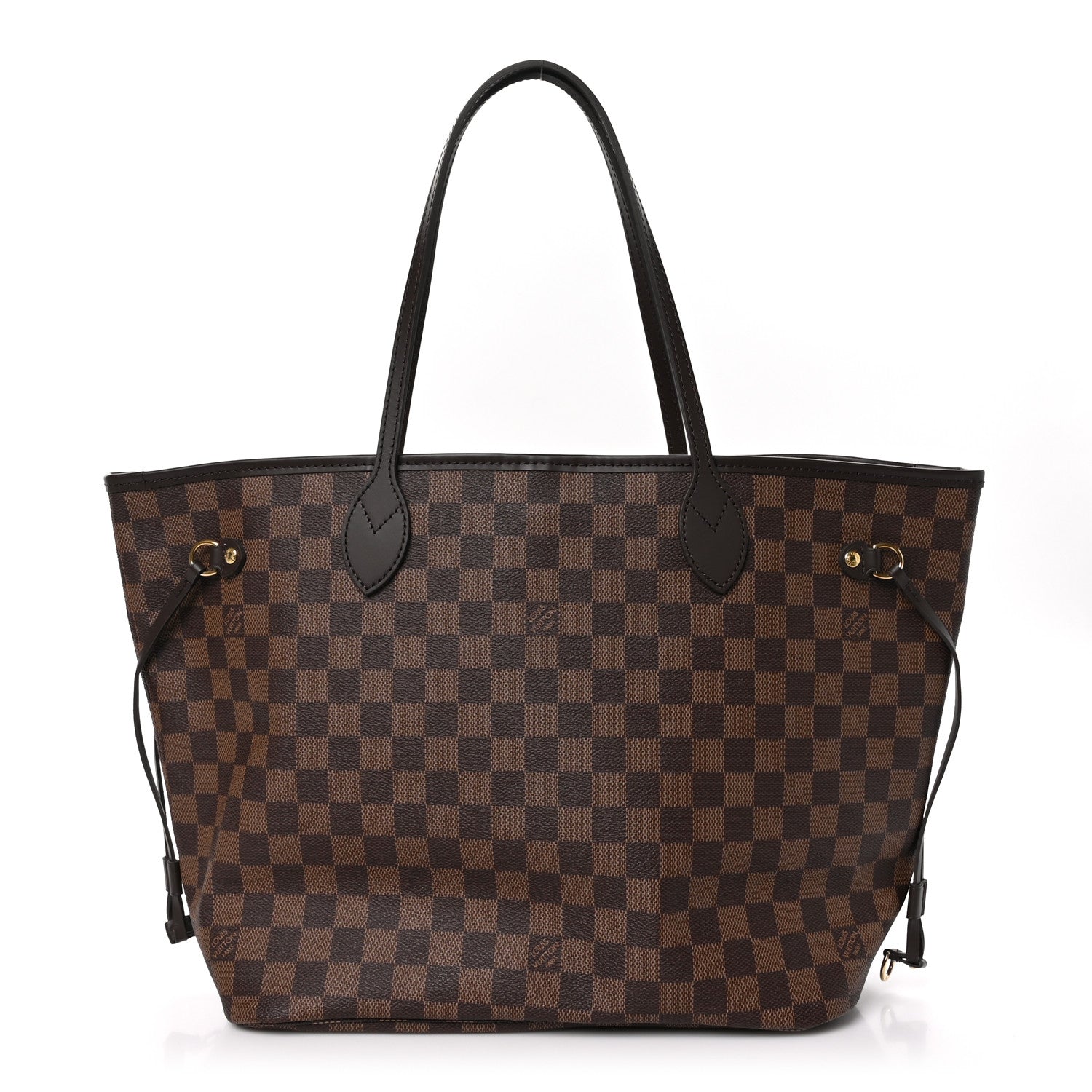 Louis Vuitton Damier Ebene Neo Neverfull MM Rose Ballerine 1 of 10