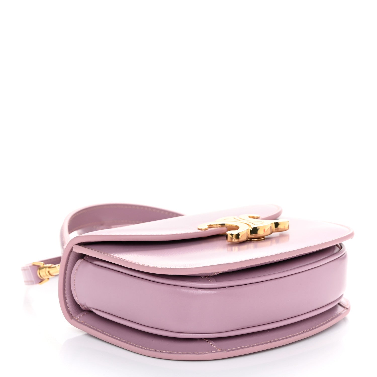 Celine Shiny Calfskin Triomphe Mini Besace Clea Petal 4 of 10