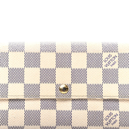 Louis Vuitton Damier Azur Sarah Wallet 9 of 9