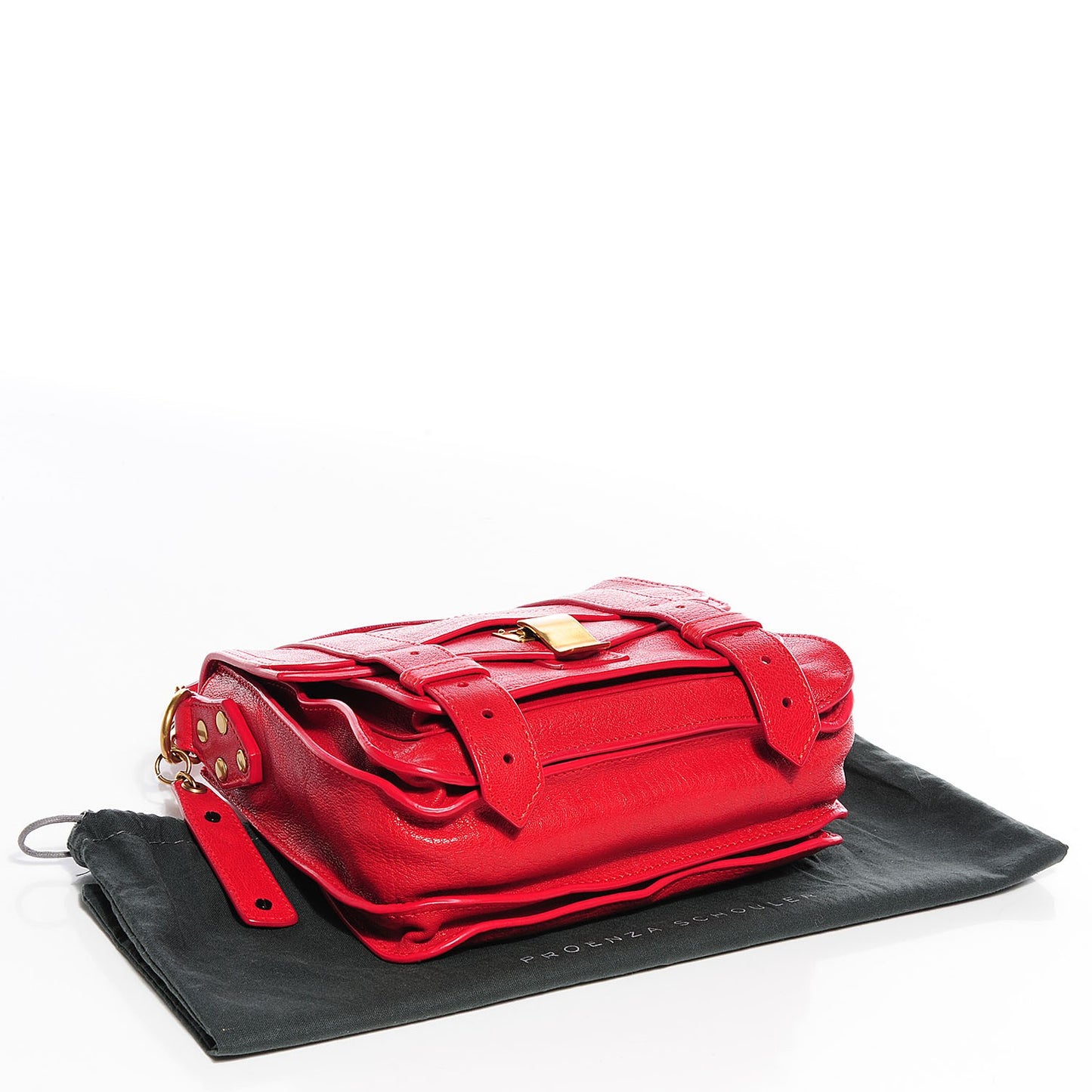 Leather PS1 Pouch Messenger Bag Lipstick