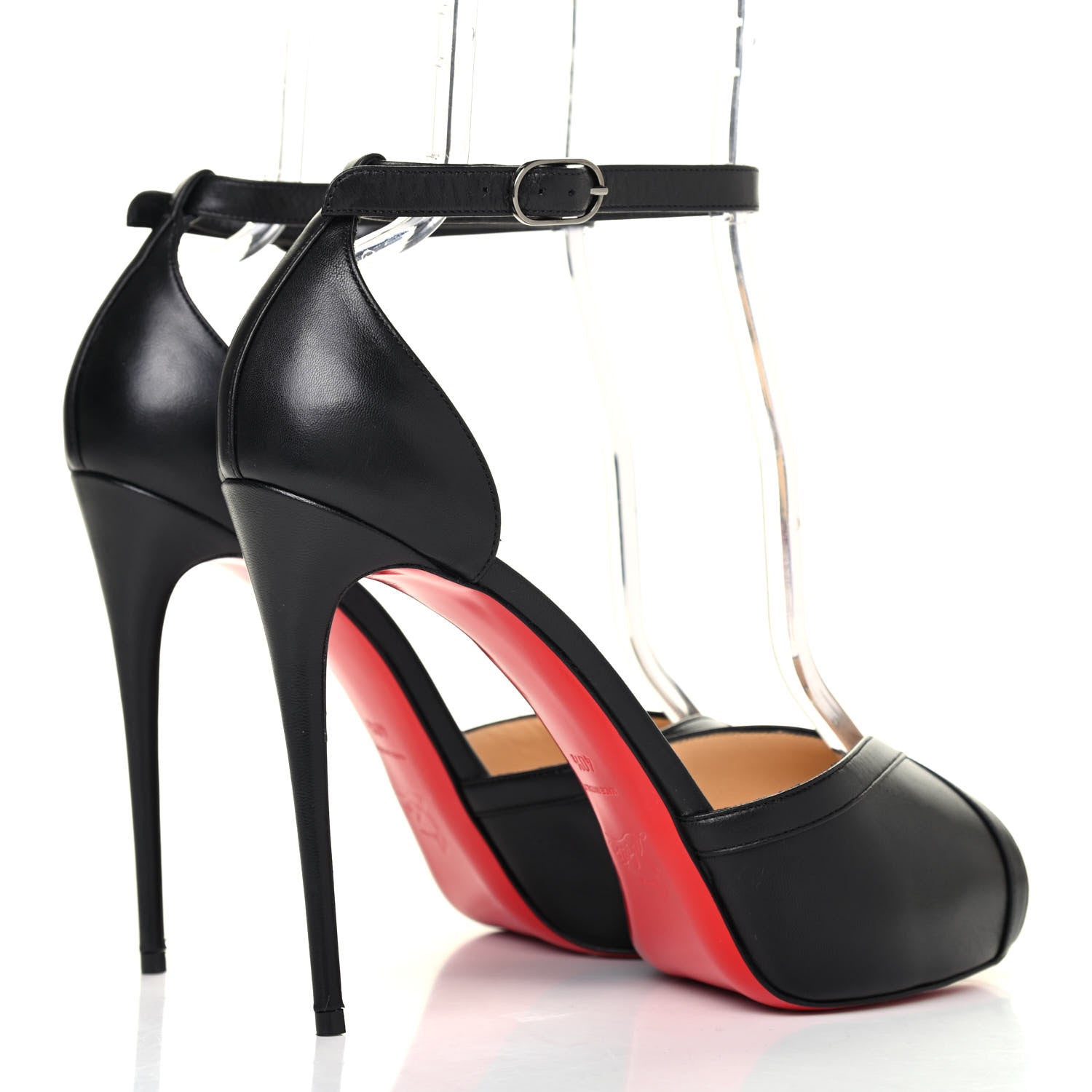Christian Louboutin Kid Very Cathy 120 Pumps 40.5 Black 4 of 6