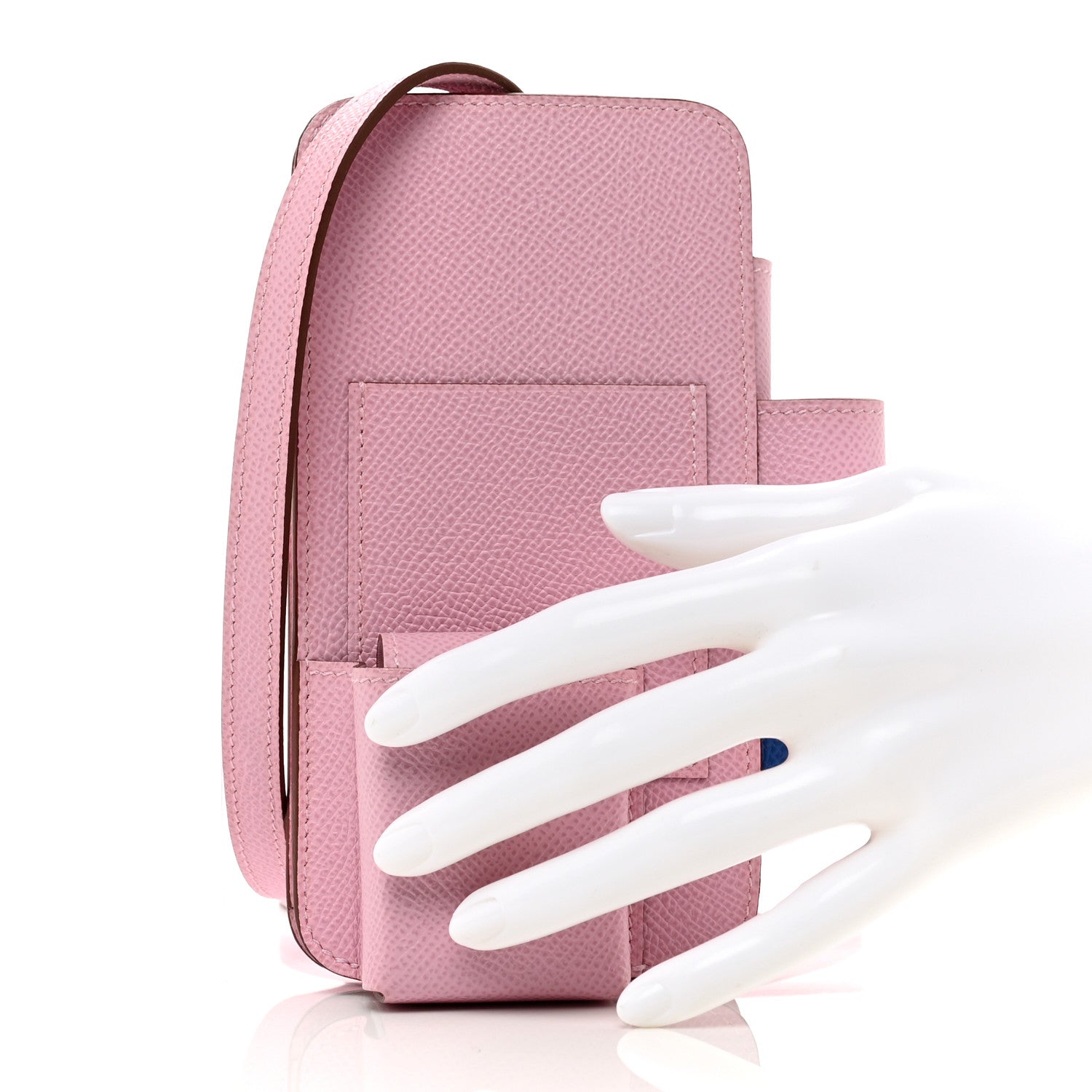 Hermes Epsom Hermesway Phone Case Mauve Sylvestre Chai Bleu Royale 2 of 7