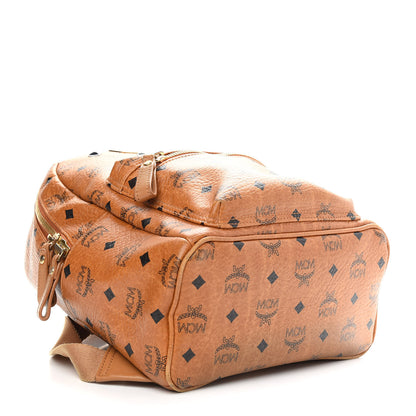 MCM Visetos Small Sprinkle Stud Stark Backpack Cognac 4 of 9