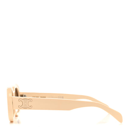 Celine Acetate Triomphe 01 Sunglasses CL 40194U Beige 3 of 6
